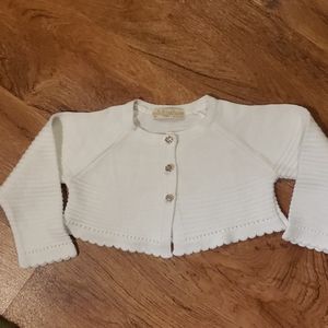 Lilax girls 12-18 months short sweater